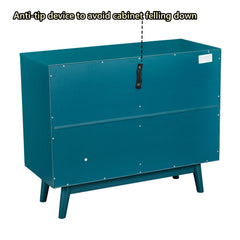 Buffet Cabinet with Storage shelf -"36 - Quirked Elegance