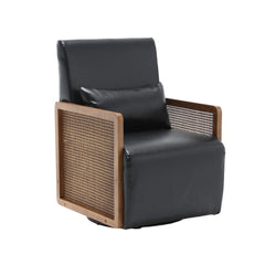 Accent  Chair/ Leather Chair - Quirked Elegance