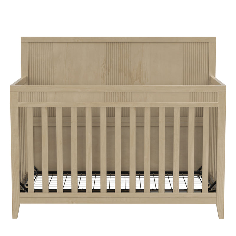 Baby  Crib, Certified Safe - Pine Solid Wood - Quirked Elegance