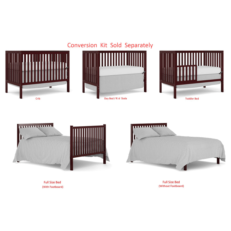 Versatile 5-in-1 Convertible Crib: Stylish, Safe, and Built to Grow - Quirked Elegance
