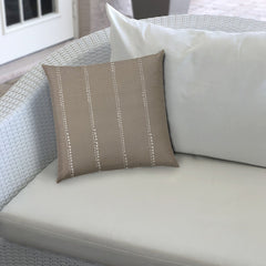 Indoor/ Outdoor Accent Throw Decorative Pillow - Quirked Elegance