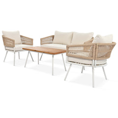 4-Piece Outdoor Patio Furniture Set - Quirked Elegance