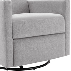Swivel Glider Rocking Accent Chair Recliner - Quirked Elegance