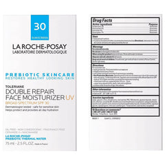 Face Moisturizer UV, Toleriane Double Repair Oil-Free Face Cream with SPF 30