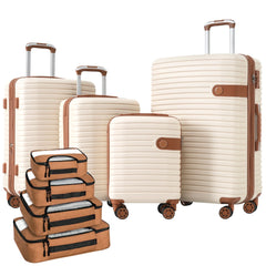 Lightweight Hard Shell 4 Piece Luggage Set Suitcase Set , 16/20/24/28 - Quirked Elegance