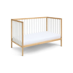 3-in-1 Convertible Crib Natural/White - Quirked Elegance