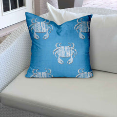 Indoor/Outdoor  Pillow, Sewn Closed, 12x12 - Quirked Elegance