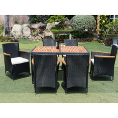 Refined Outdoor Dining Set: Elegance Meets Comfort - Quirked Elegance