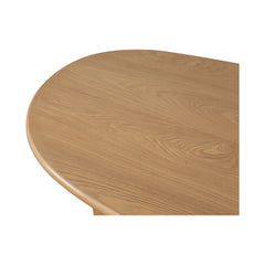 Tapered Natural Wood Coffee Table '51 - Quirked Elegance
