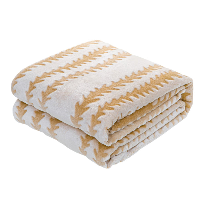 Flannel Plush Blanket with Back Printing, 80