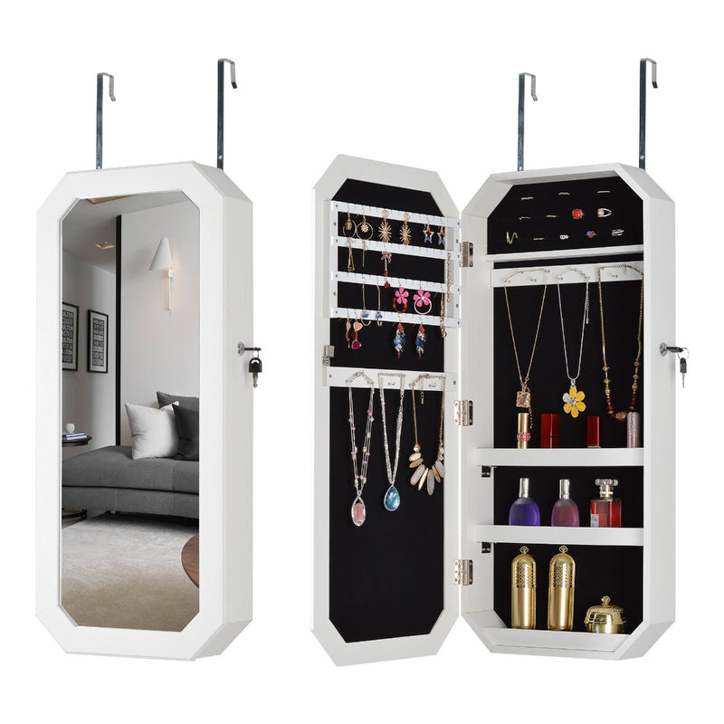 Hanging Jewelry Storage Cabinet - Quirked Elegance