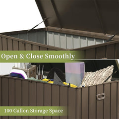 Outdoor Storage Chest, 120 gallon - Quirked Elegance