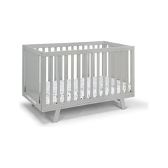 Gray/Gray 3-in-1 Baby Convertible Crib - Quirked Elegance