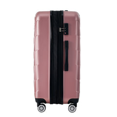 3 Piece Light Weight Hard Shell Luggage Set Suitcase Set - Quirked Elegance
