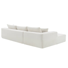 Modern Minimalist Modular Sectional Sofa Chair - Quirked Elegance