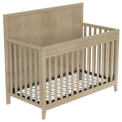 Baby  Crib, Certified Safe - Pine Solid Wood - Quirked Elegance