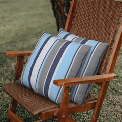 Outdoor/ Indoor Accent Throw Decorative Pillow Set of 2 - Quirked Elegance