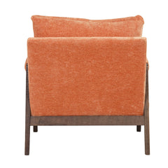 Mid-Century Modern Velvet Accent Chair - Quirked Elegance