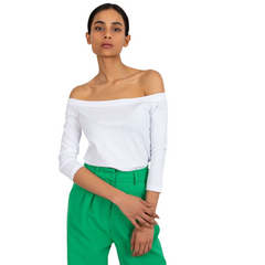 Casual Off-Shoulder Blouse with Long Sleeves for Women