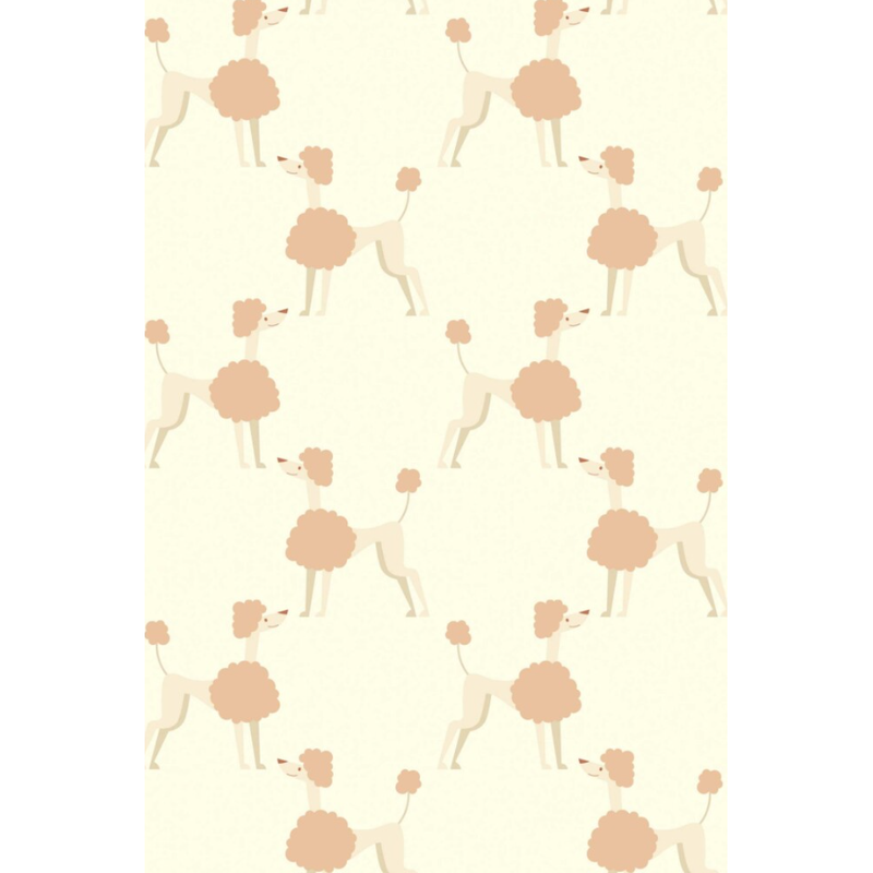 Wallpaper - Brighten Your Home with Cheerful Poodle Whimsy Playful Patterns - Quirked Elegance