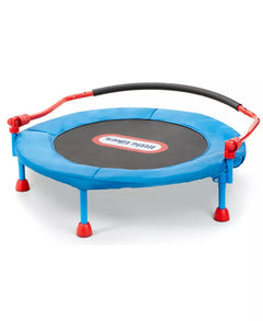 "Fun and Bouncy 3' Trampoline for Easy Storage"