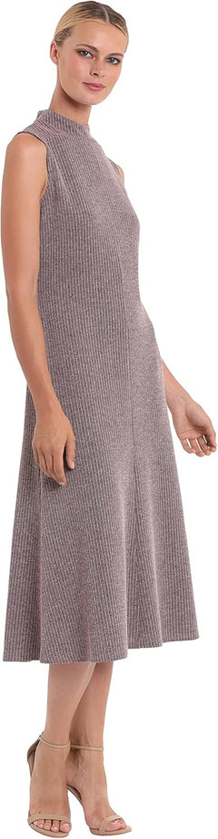 Women'S Sleeveless Fit & Flare Midi Dress