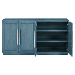 4 Doors Large Storage Space Buffet Cabinet - Quirked Elegance
