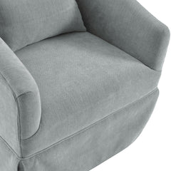 Swivel Accent Armchair - Green - Quirked Elegance