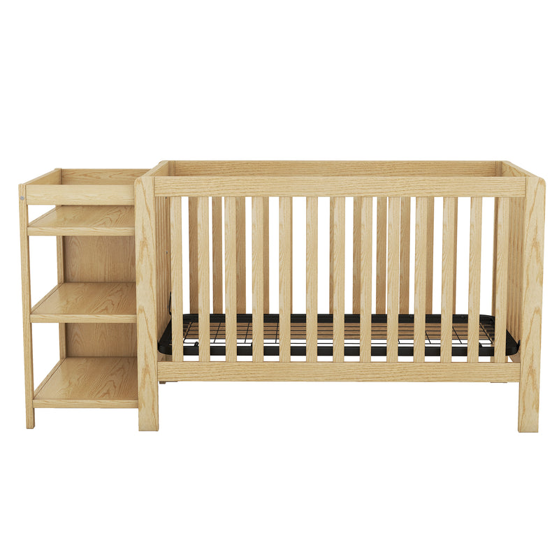 Convertible Crib/Full Size Bed with Changing Table - Quirked Elegance