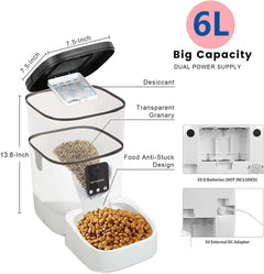 "1080P Camera Pet Feeder: App Controlled, Voice Recorder, Schedule Feeding, Wifi Connectivity"