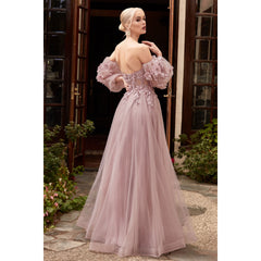 Strapless Off-Shoulder Prom Dress - Quirked Elegance