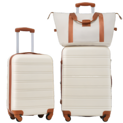 2-Piece Lightweight Hardshell Luggage Set with TSA Lock (20" & 24")