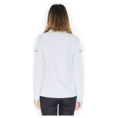 Women's Casual Blouse Top - Quirked Elegance