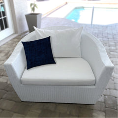 Set of 2 Indoor/ Outdoor Accent Pillow 18 x 18, Inch - Quirked Elegance