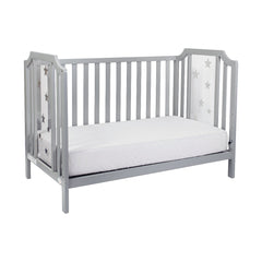 Light Gray 3-in-1 Convertible Crib - Quirked Elegance