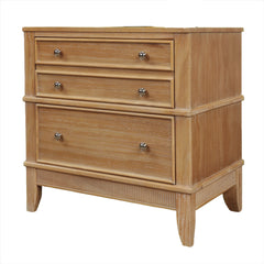 3-Drawer Side Table - Quirked Elegance