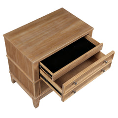 3-Drawer Side Table - Quirked Elegance