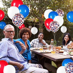 "80-Piece Patriotic Balloon Set for 4th of July Celebration!"