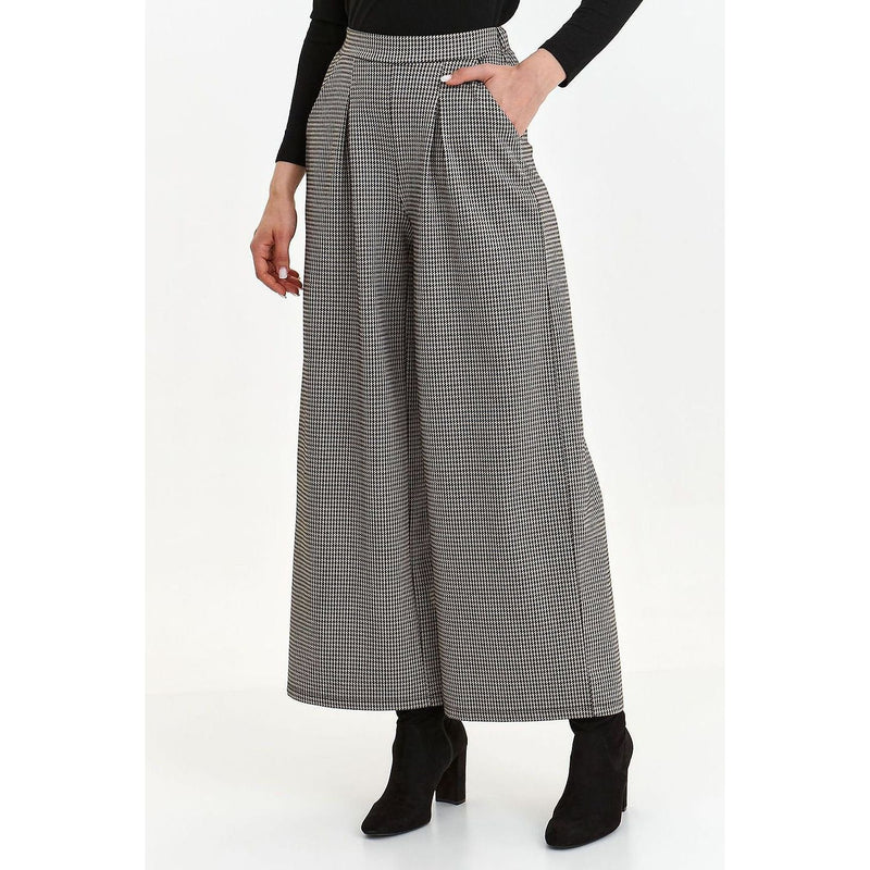 Women trousers model 187678 Top Secret - Quirked Elegance