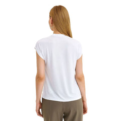 Women's T-shirt  Blouse Top - Quirked Elegance