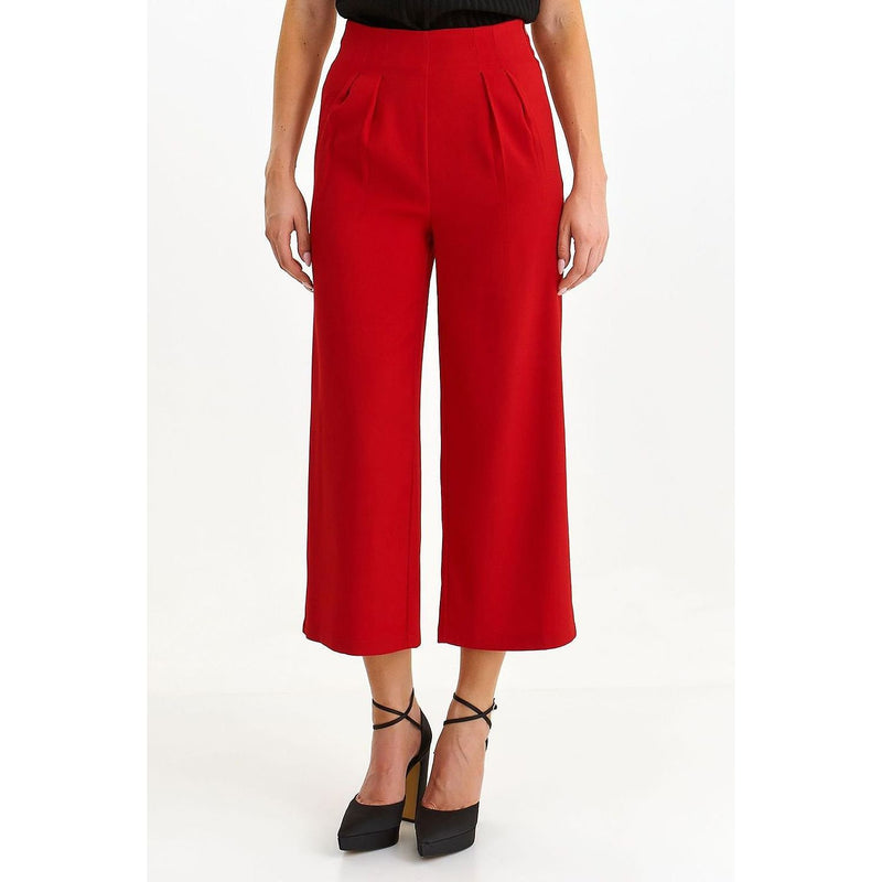 Women trousers model 187726 Top Secret - Quirked Elegance
