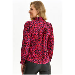 Modest Women's Blouse with Floral Print - Quirked Elegance