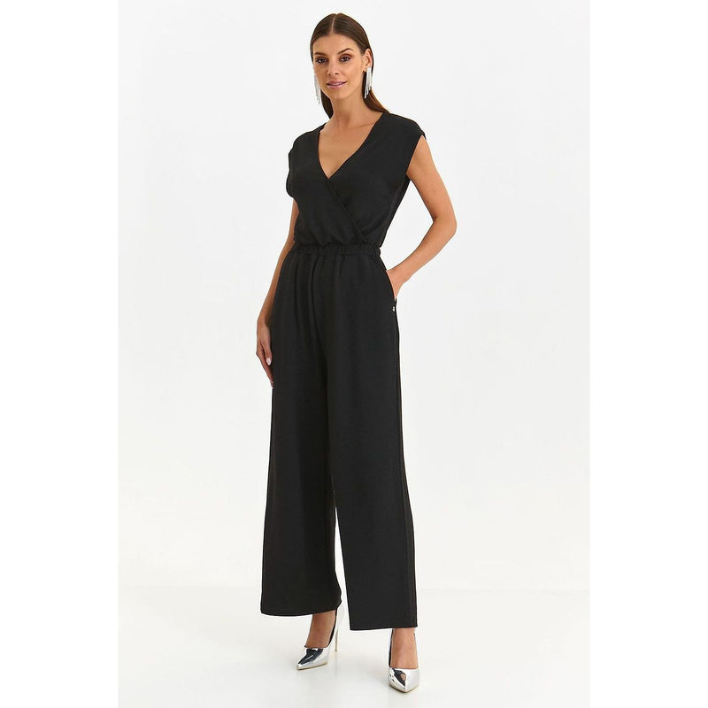 Women’s Jumpsuit with Cap Sleeves - Quirked Elegance
