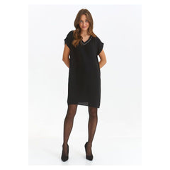 Modest Women’s Dress with Short Sleeves - Quirked Elegance