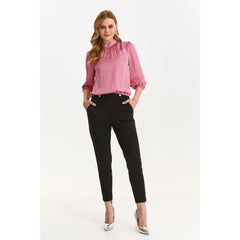 Modest Women's  3/4-Length Sleeve Blouse - Quirked Elegance
