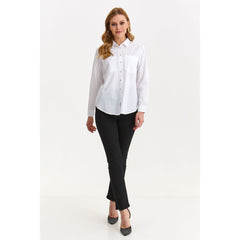 Women's Long Sleeve Blouse - Quirked Elegance