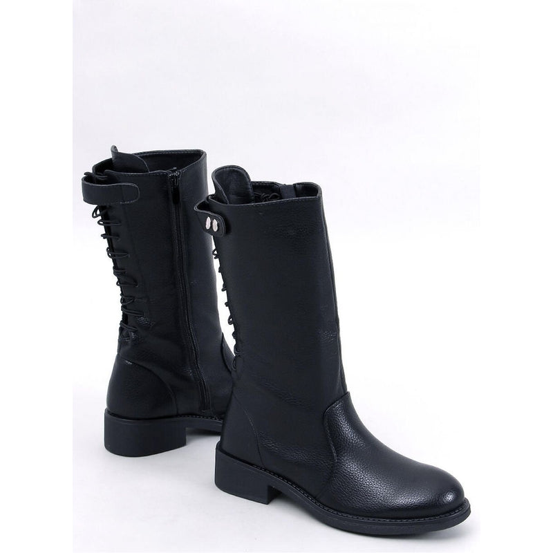 Women's Military Boots - Quirked Elegance