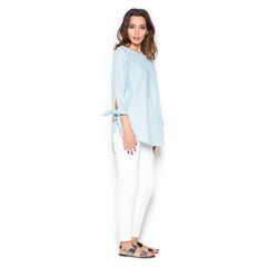 Modest Women's Casual Blouse Top - Quirked Elegance