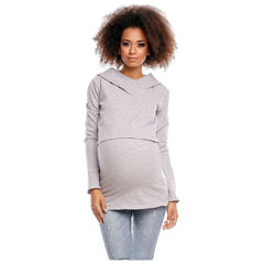 Maternity sweatshirt PeeKaBoo - Quirked Elegance