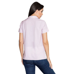 Modest Chic Short Sleeve Blouse for Women - Quirked Elegance